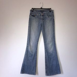 REFUGE Women's Size 3 Denim bootcut Jeans-  Southwestern Country Ranch Rodeo